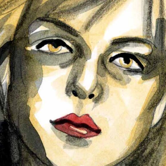 original art, sale, Blondie, 8.5 by 11, acid free paper, watercolor - Picture 4 of 4